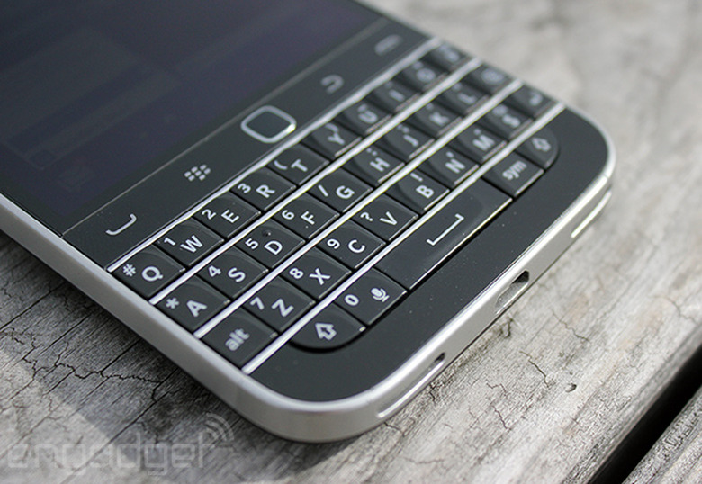 BlackBerry Classic keyboard