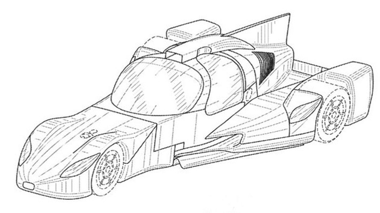 DeltaWing's street car patent