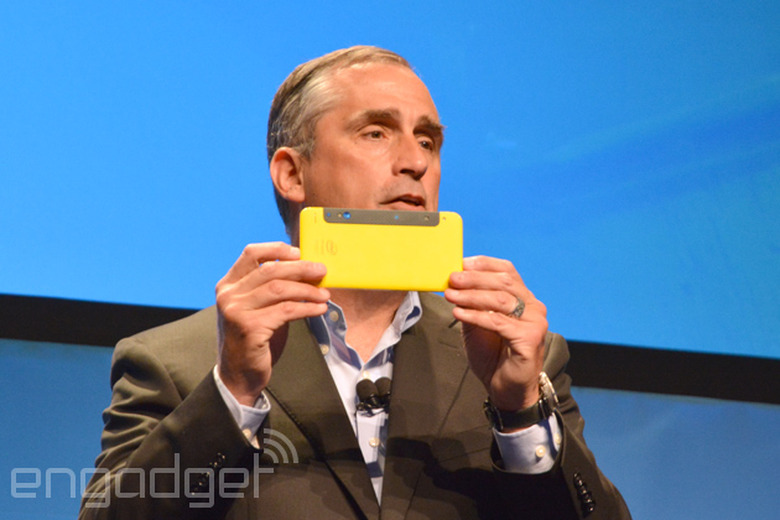 Intel RealSense on a smartphone prototype