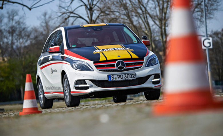 Daimler's EV driver training course
