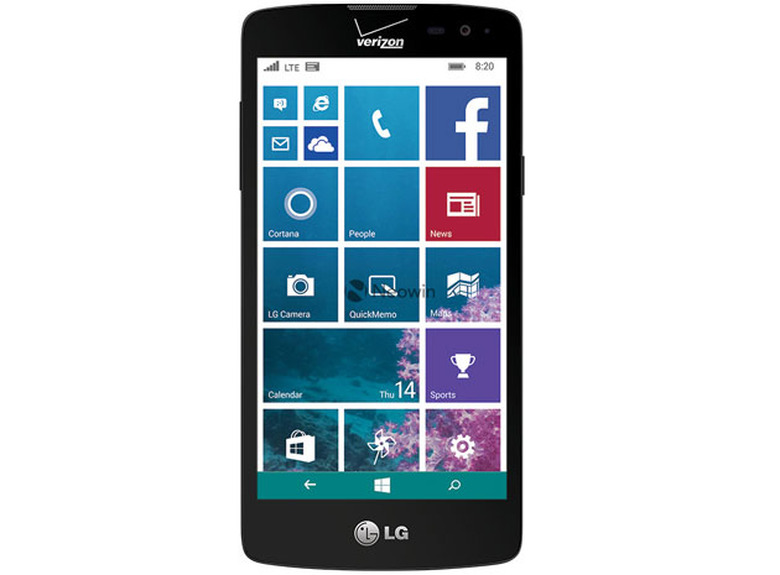 LG's unnamed Windows Phone for Verizon