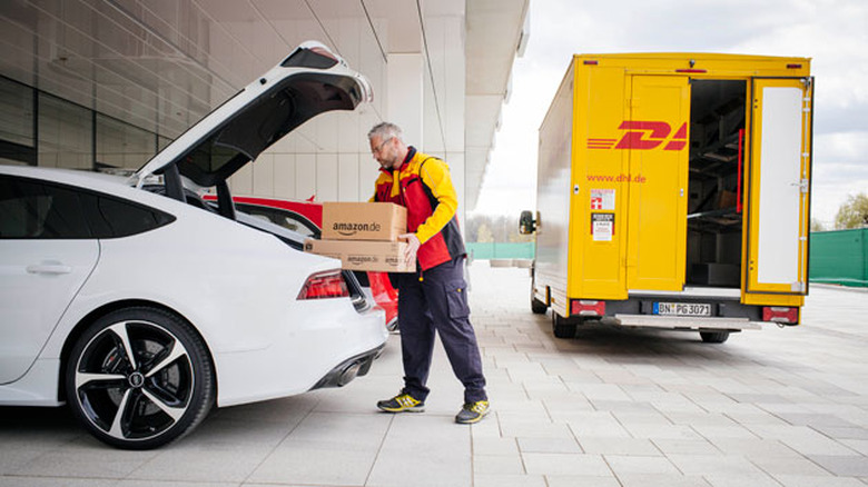 Amazon shows off its straight-to-Audi delivery trial