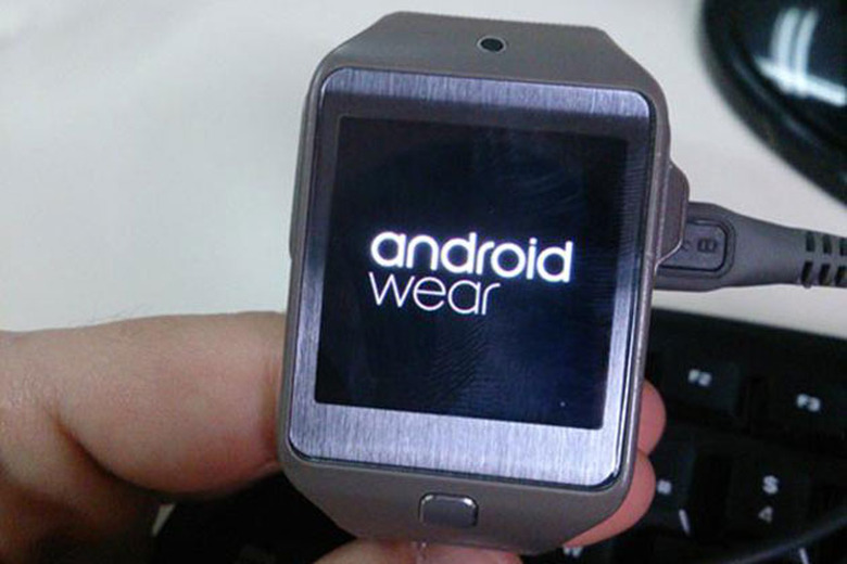 A Samsung Gear 2 running Android Wear