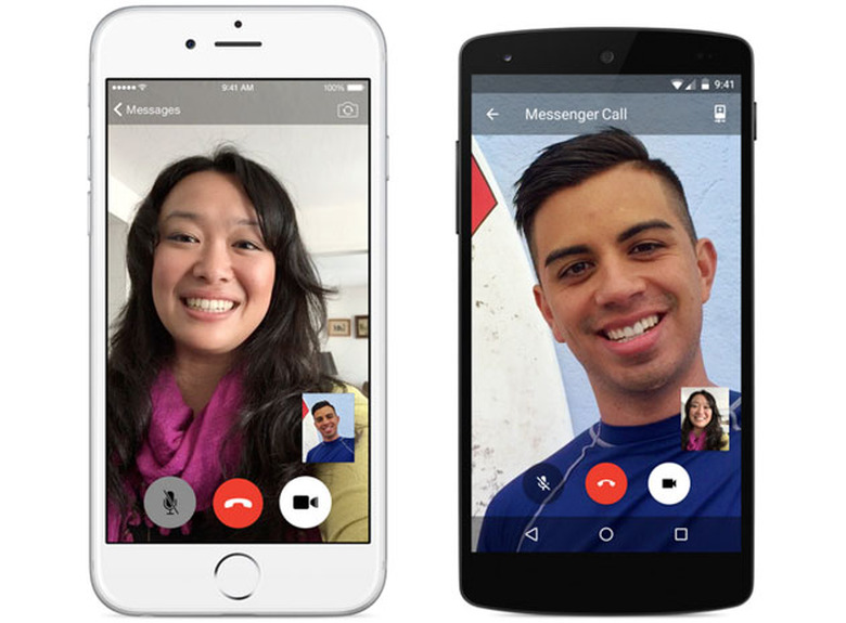 Video calls in Facebook Messenger