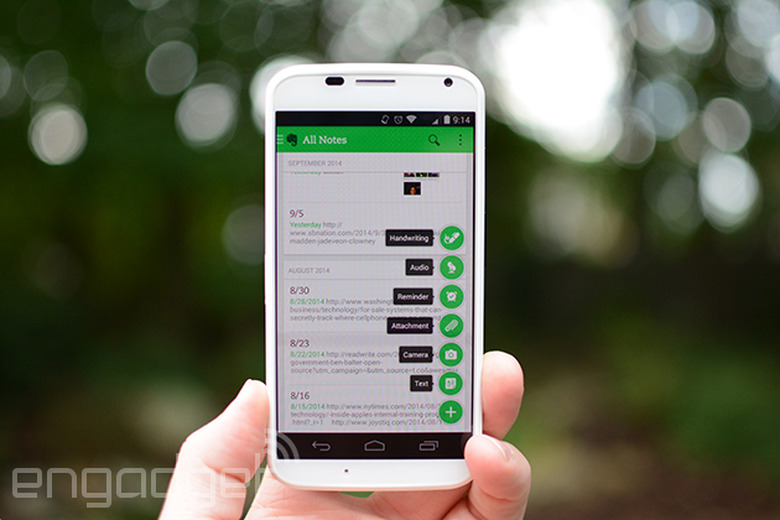 Evernote on Android