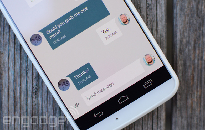 Android's built-in texting app lets you reply from notifications