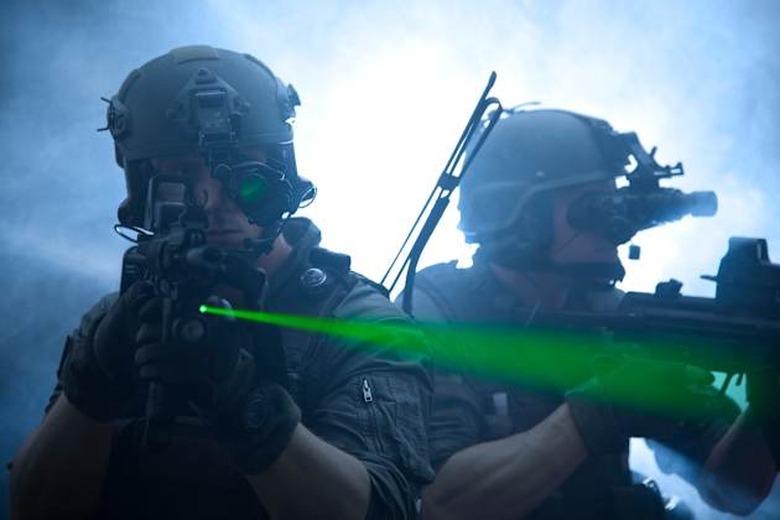 Special Forces operators with night vison googless