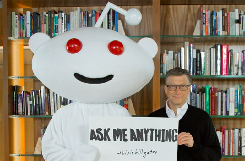 Bill Gates in his Reddit AMA