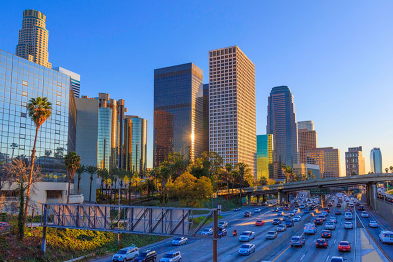 Los Angeles at dusk