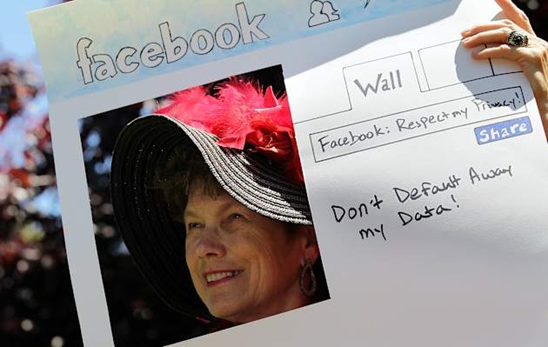 Demonstration Held Against Facebook's Privacy Policies