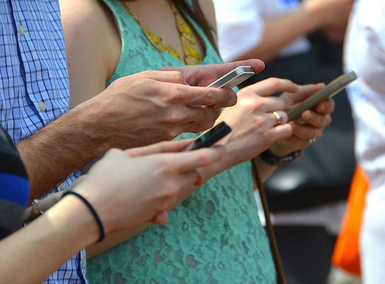 Texting On An iPhone