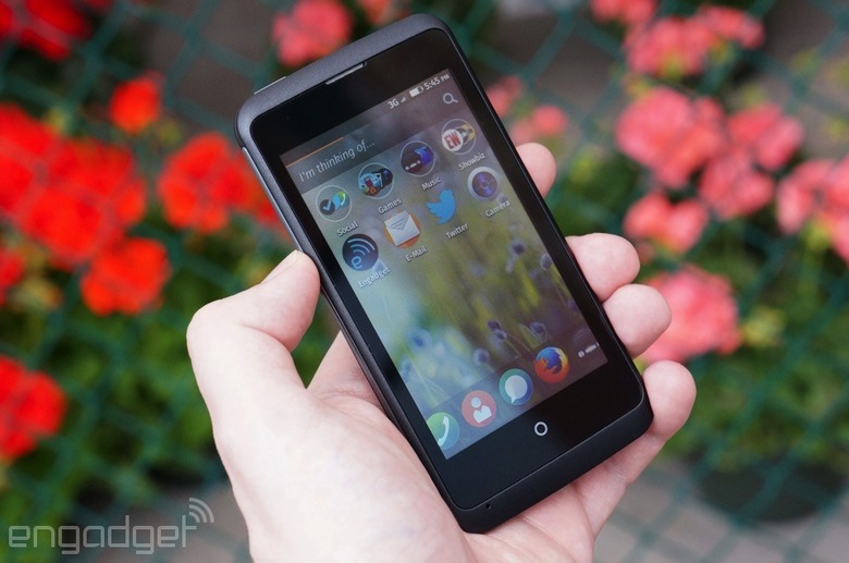 ZTE Open C running Firefox OS