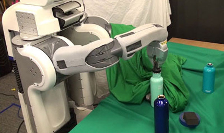 UC Berkeley's BRETT robot screws a cap on a bottle