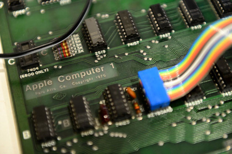 An original Apple I computer from 1976