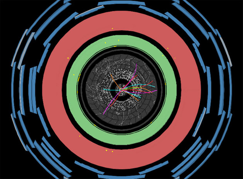 The LHC is colliding particles again