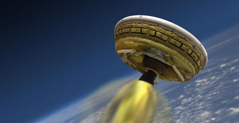 NASA's LDSD craft as it's supposed to work