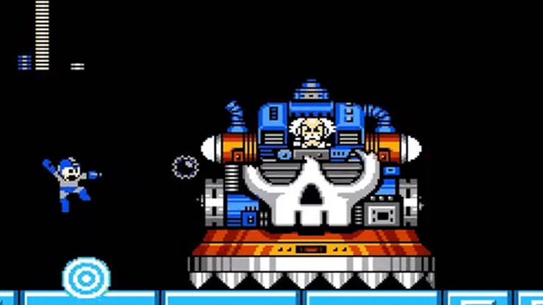 Mega Man faces off against Dr. Wily