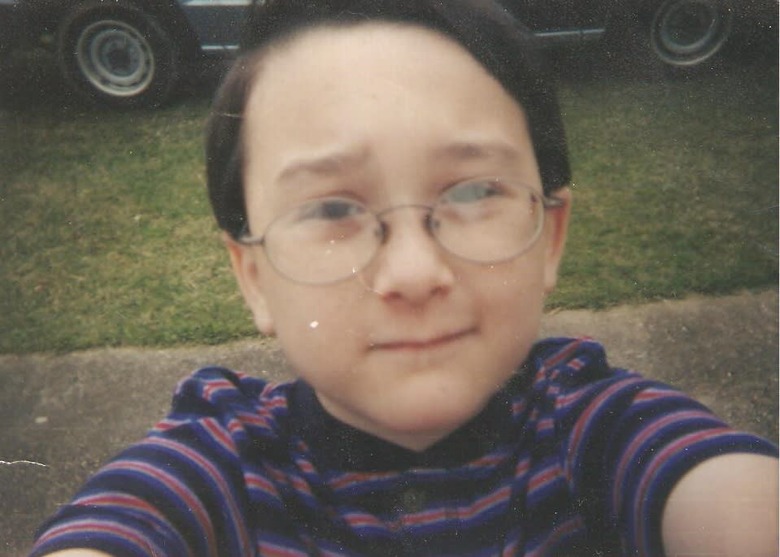 35mm film camera selfie!