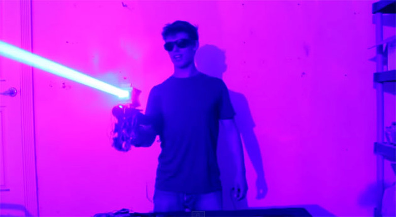 The laser shotgun