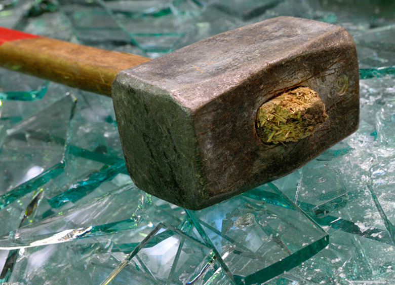 Broken glass