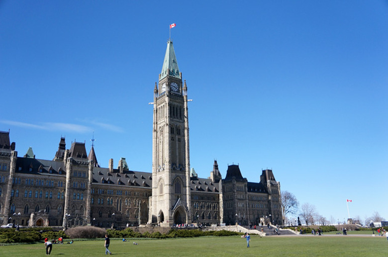 The Peace Tower at Parliament Hill
