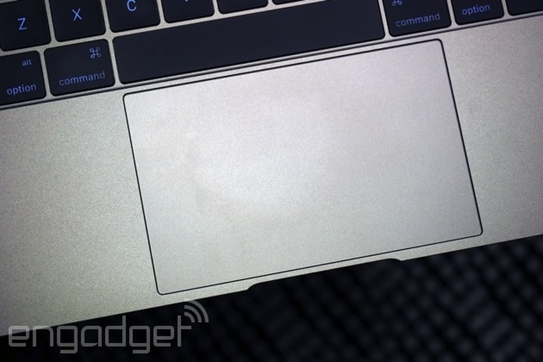 The Force Touch trackpad on the new MacBook