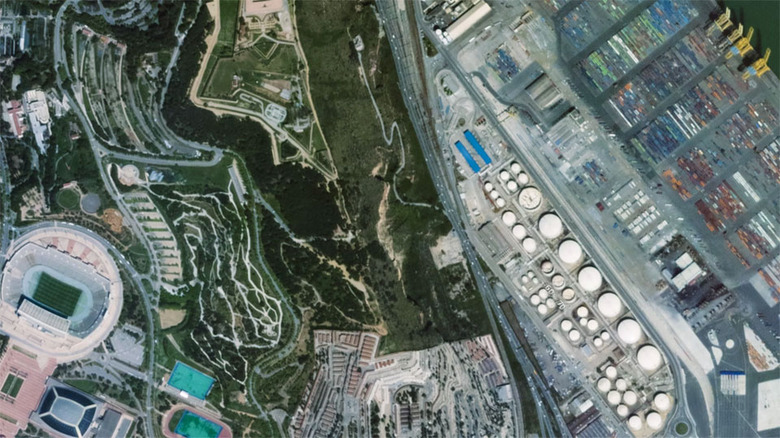 A video of Barcelona from the International Space Station