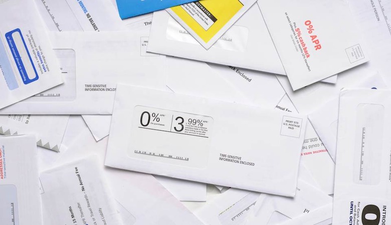 Loads of junk mail always makes a great background!