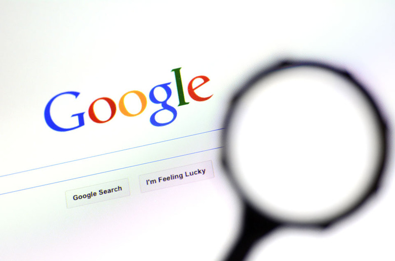 You can't search Google without magnifying glasses, right?