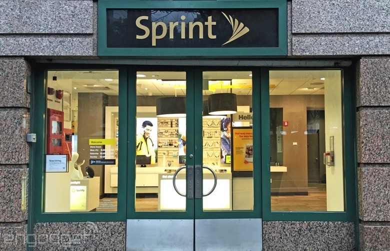 A Sprint store in Manhattan