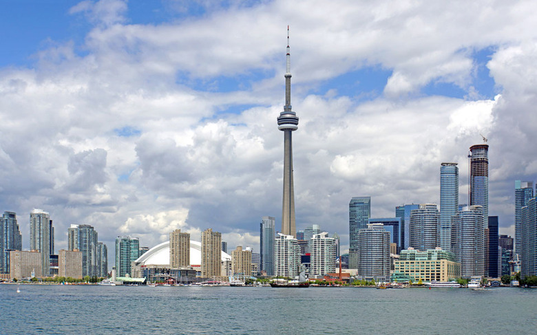 Toronto's skyline as seen from a ferry