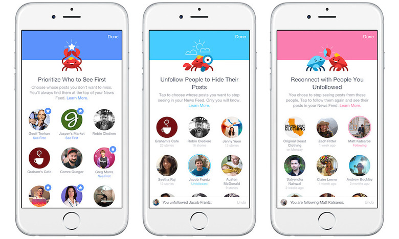 Facebook News Feed Controls