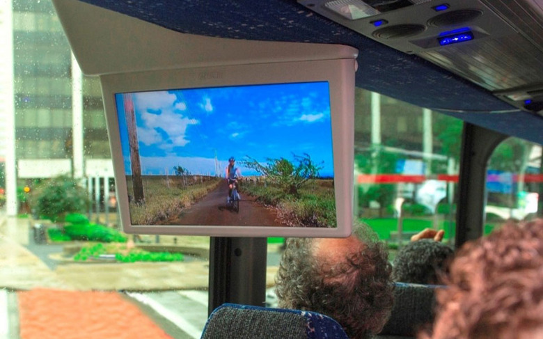 Testing Futurecast on a bus