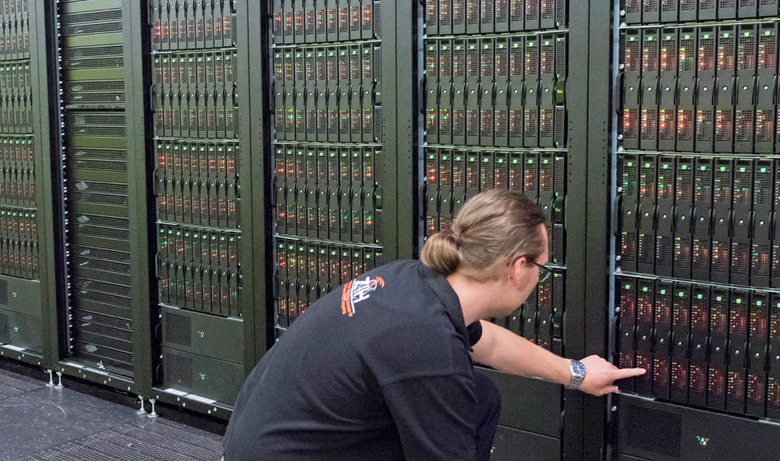 A German supercomputer