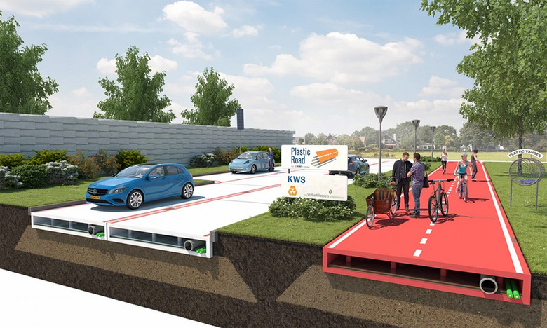 VolkerWessels' plastic road