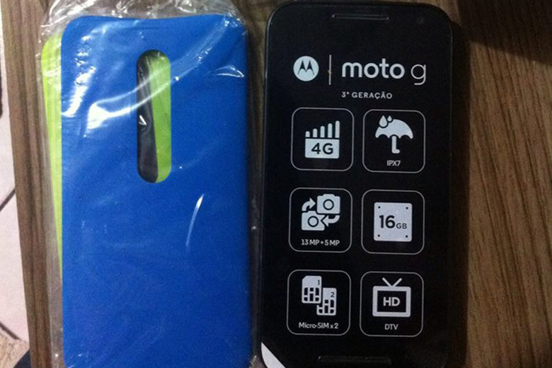Moto G 3rd-generation out of the box