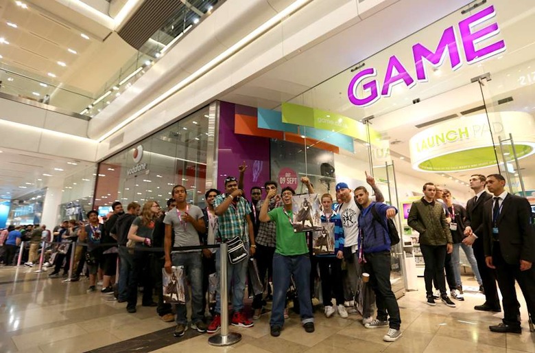 EDITORIAL USE ONLYFans queue outside GAME Westfield Stratford City for the midnight release of Destiny, the latest game from the creators of Halo. PRESS ASSOCIATION Picture date:ï¿½Monday September 8, 2014. Photo credit should read: Matt Alexander/PA