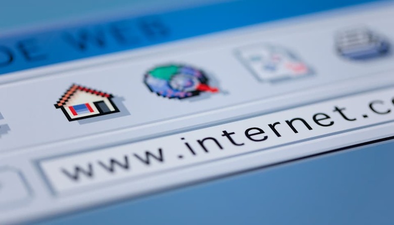 Internet adress field on a web browser