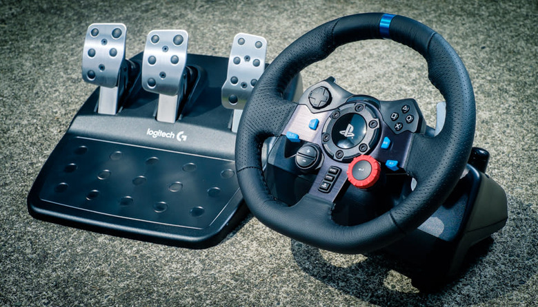 その他 Logicool G29 DRIVING FORCE Logitech G29 PS Gaming Steering Wheel with Shifter and Pedals for