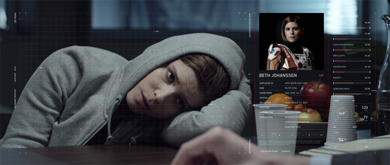 Beth Johanssen (aka Kate Mara) doesn't deal with isolation very well