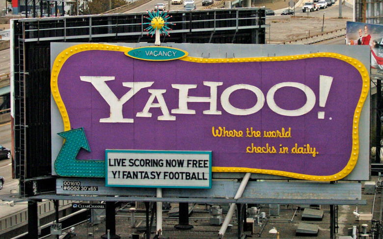 Yahoo's old billboard