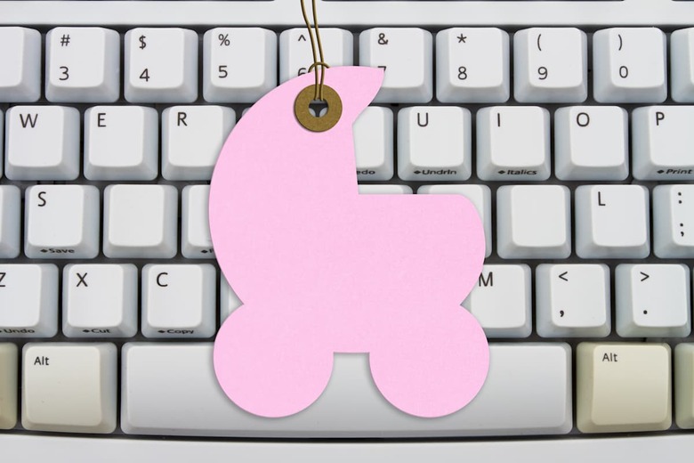 computer keyboard keys with...