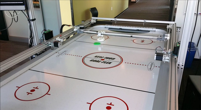 Microsoft's Windows 10 air hockey table