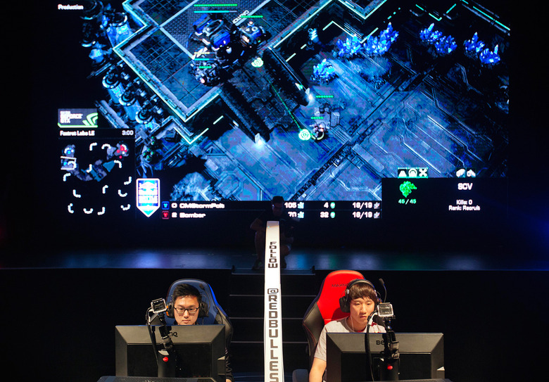 Rivals in a StarCraft II eSports tournament