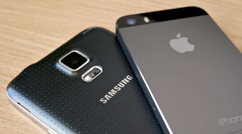 Samsung Galaxy S5 vs iPhone 5S