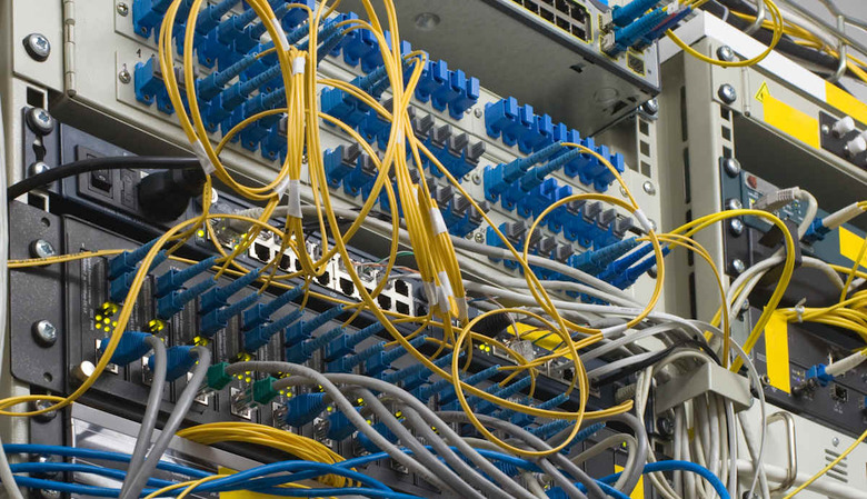 fiber connection of router and...