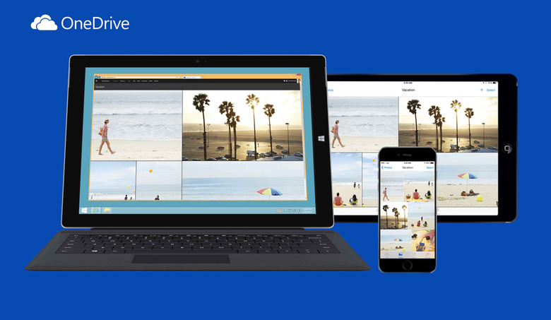 Microsoft OneDrive on a Surface, iPad and iPhone