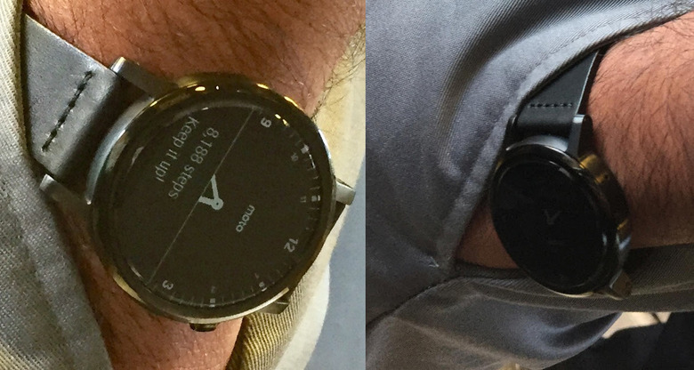 Motorola's Moto 360 sequel in the wild