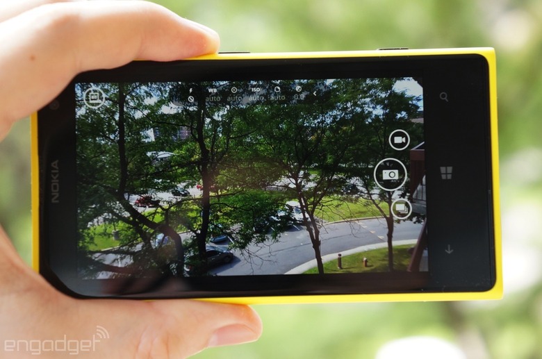 Lumia Camera on a Lumia 1020