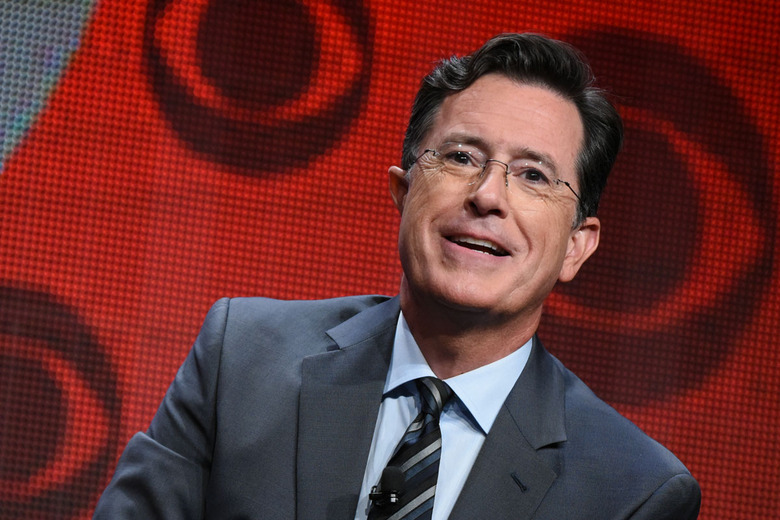 Stephen Colbert talking about his 'Late Show' premiere